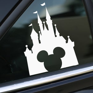 Castle Decal, Mouse Decal, Car Decal, wall decal, laptop stickers, Vinyl Decal, Stickers, Gifts, For Her, For Him
