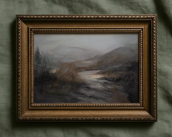 Black Balsam Knob Oil Painting Print | Asheville Blue Ridge Parkway Landscape Art