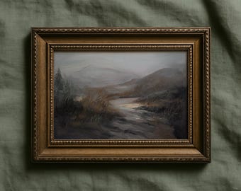 Black Balsam Knob Oil Painting Print | Asheville Blue Ridge Parkway Landscape Art
