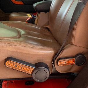 Pull to eject / Drop bombs lever decal Set for Jeep Wrangler JK, JKU, Sahara, Rubicon