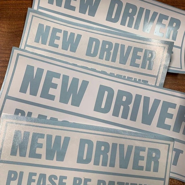 New driver decal