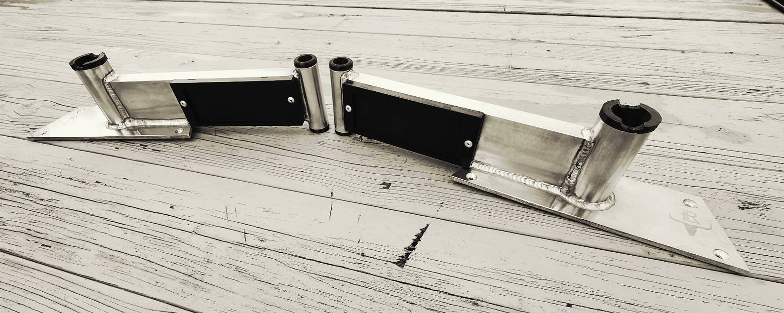 3 in 1 Gheenoe Trolling Motor Mount W/ Rod Holder & Pin Anchor Etsy