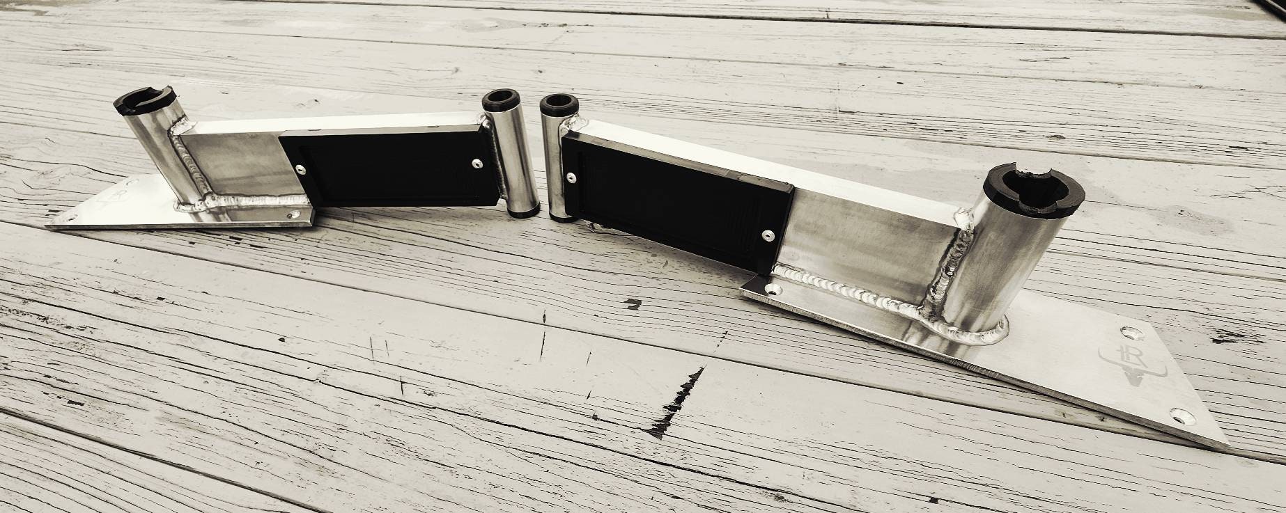 3 in 1 Gheenoe Trolling Motor Mount W/ Rod Holder & Pin Anchor Etsy