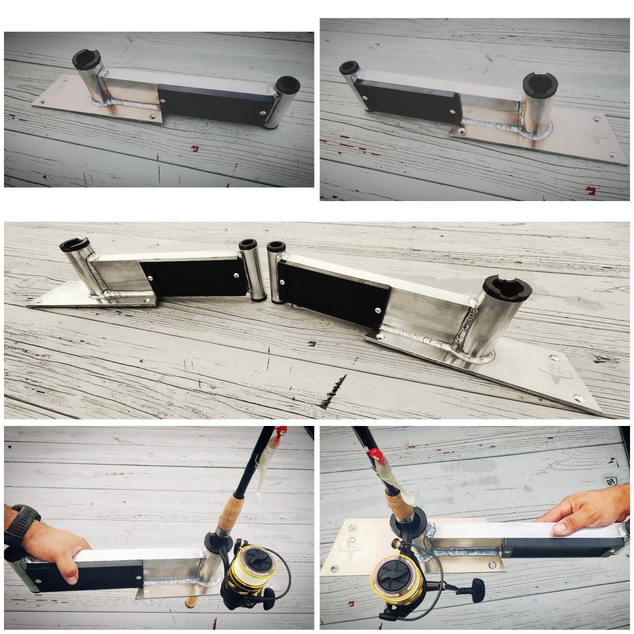 3 in 1 Gheenoe Trolling Motor Mount W/ Rod Holder & Pin Anchor Etsy