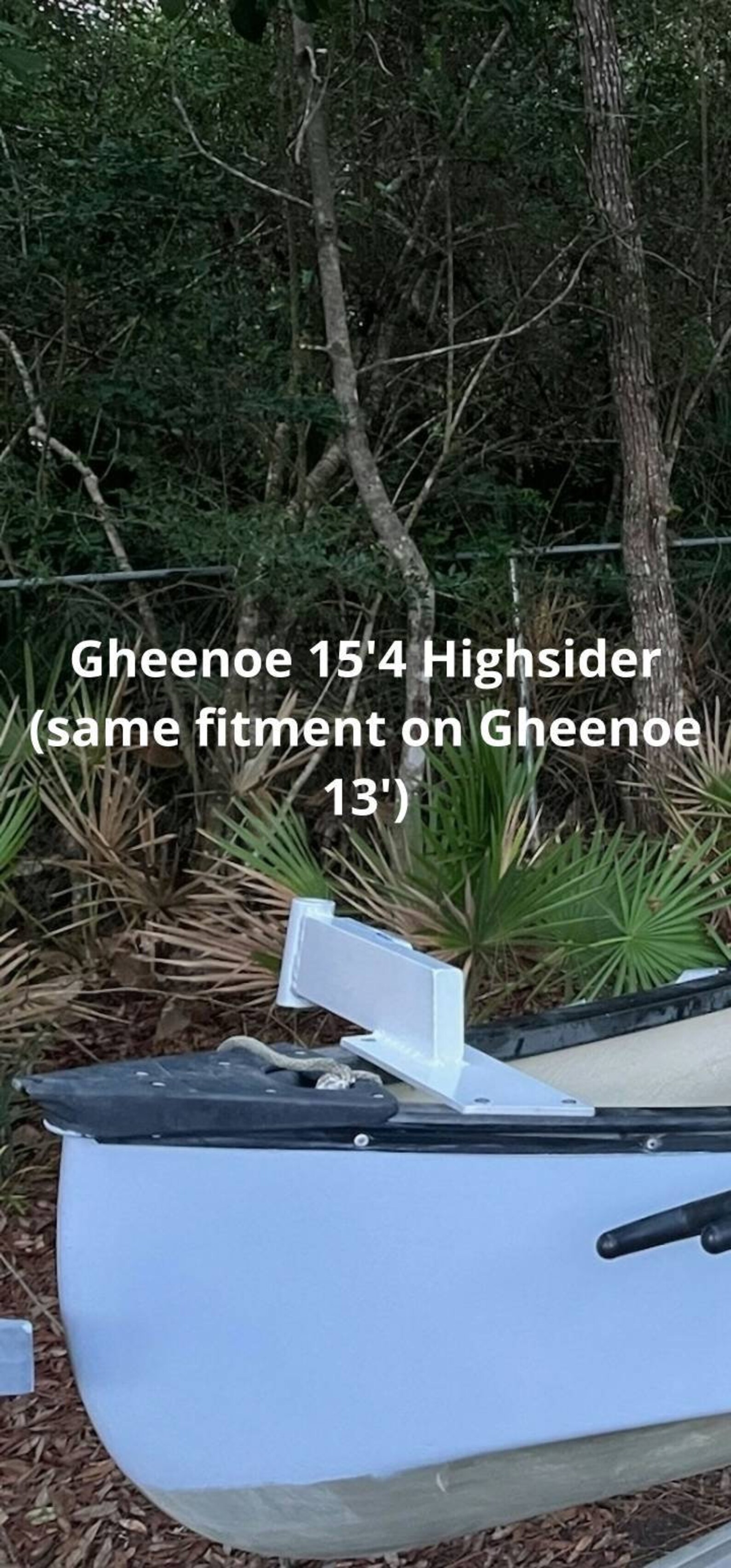 Gheenoe Trolling Motor Mount W/ Pin Anchor Post Aluminum Etsy