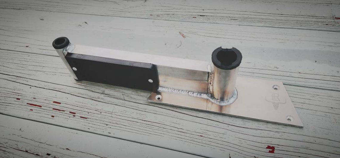 3 in 1 Gheenoe Trolling Motor Mount W/ Rod Holder & Pin Anchor Etsy