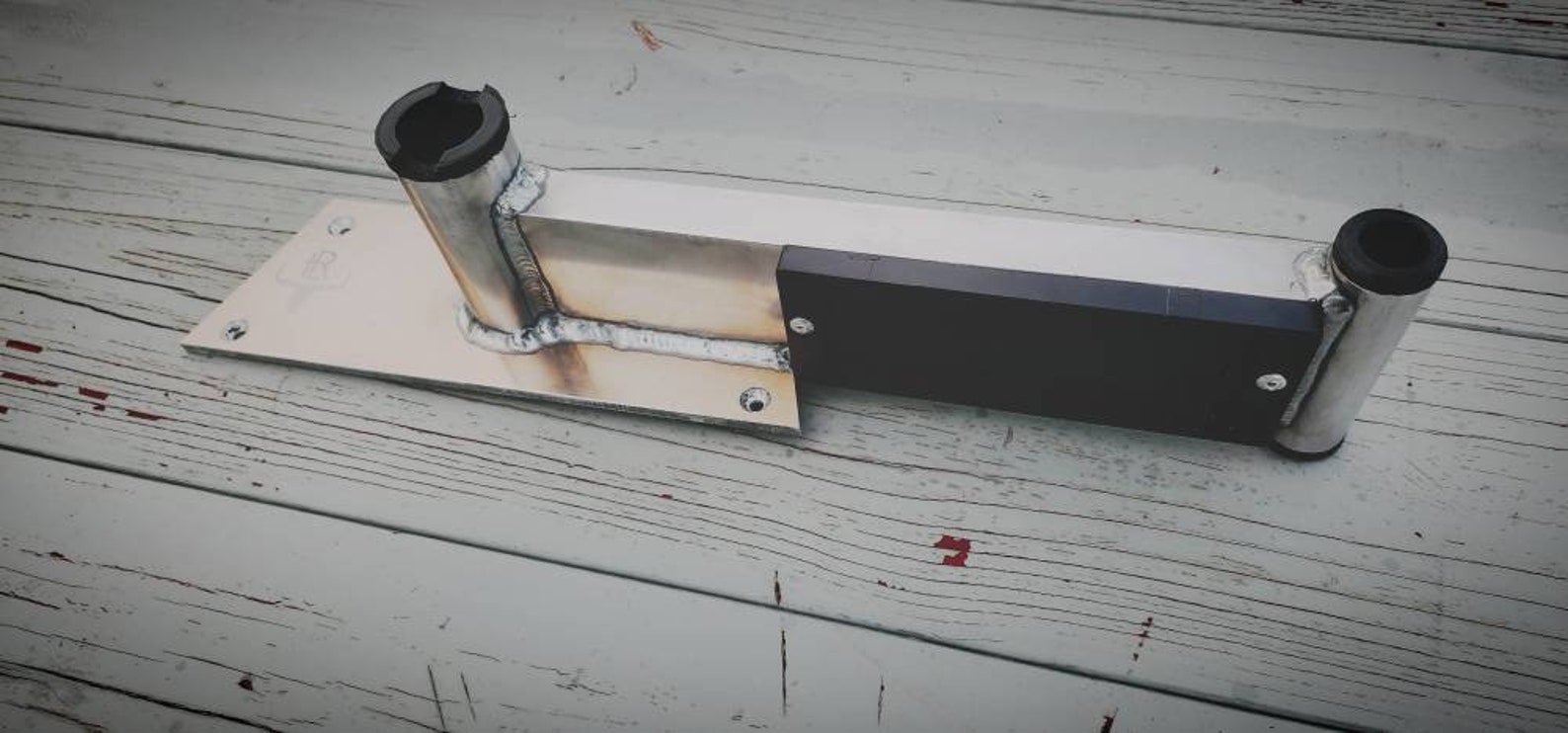 3 in 1 Gheenoe Trolling Motor Mount W/ Rod Holder & Pin Anchor Etsy