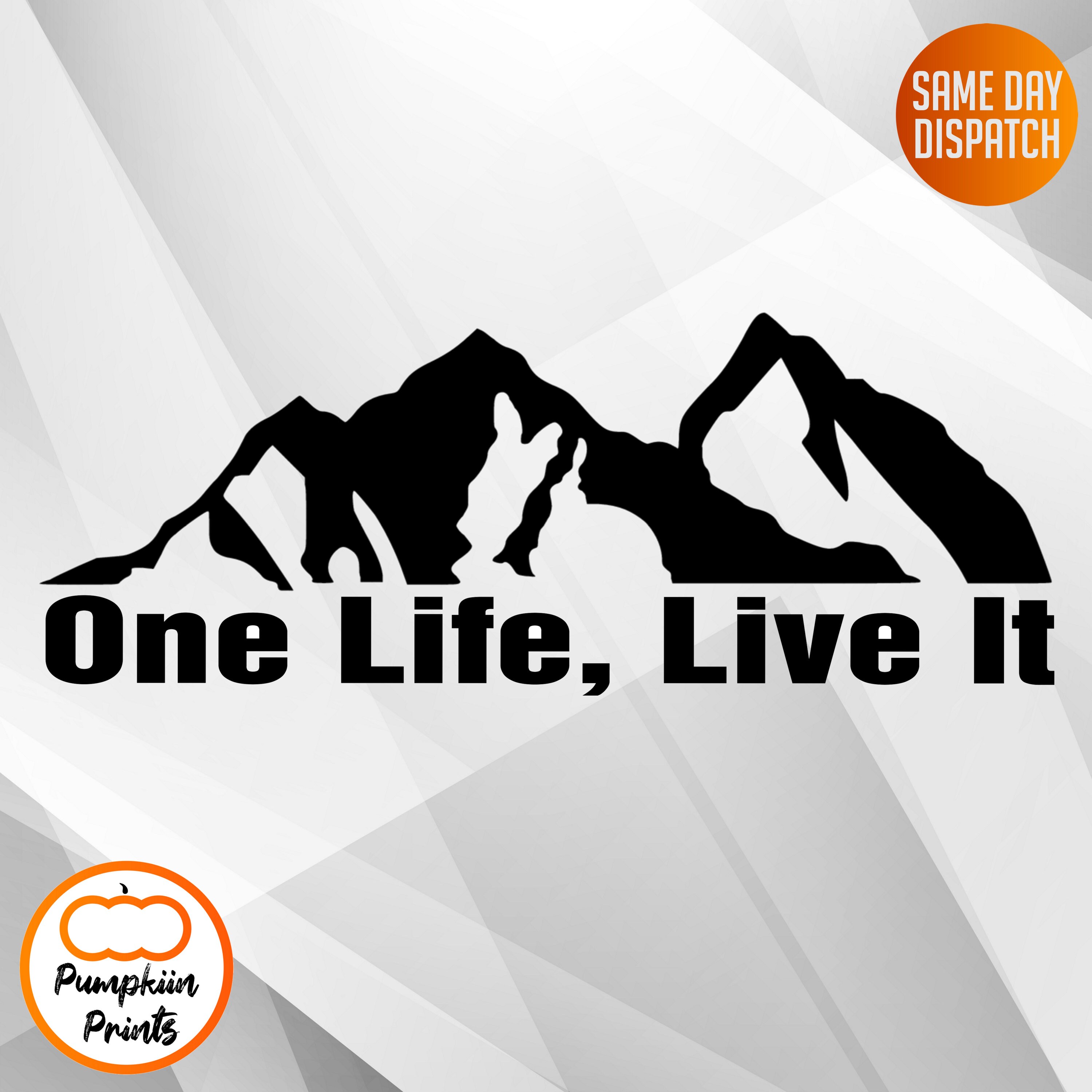 One life live it Sticker Decal