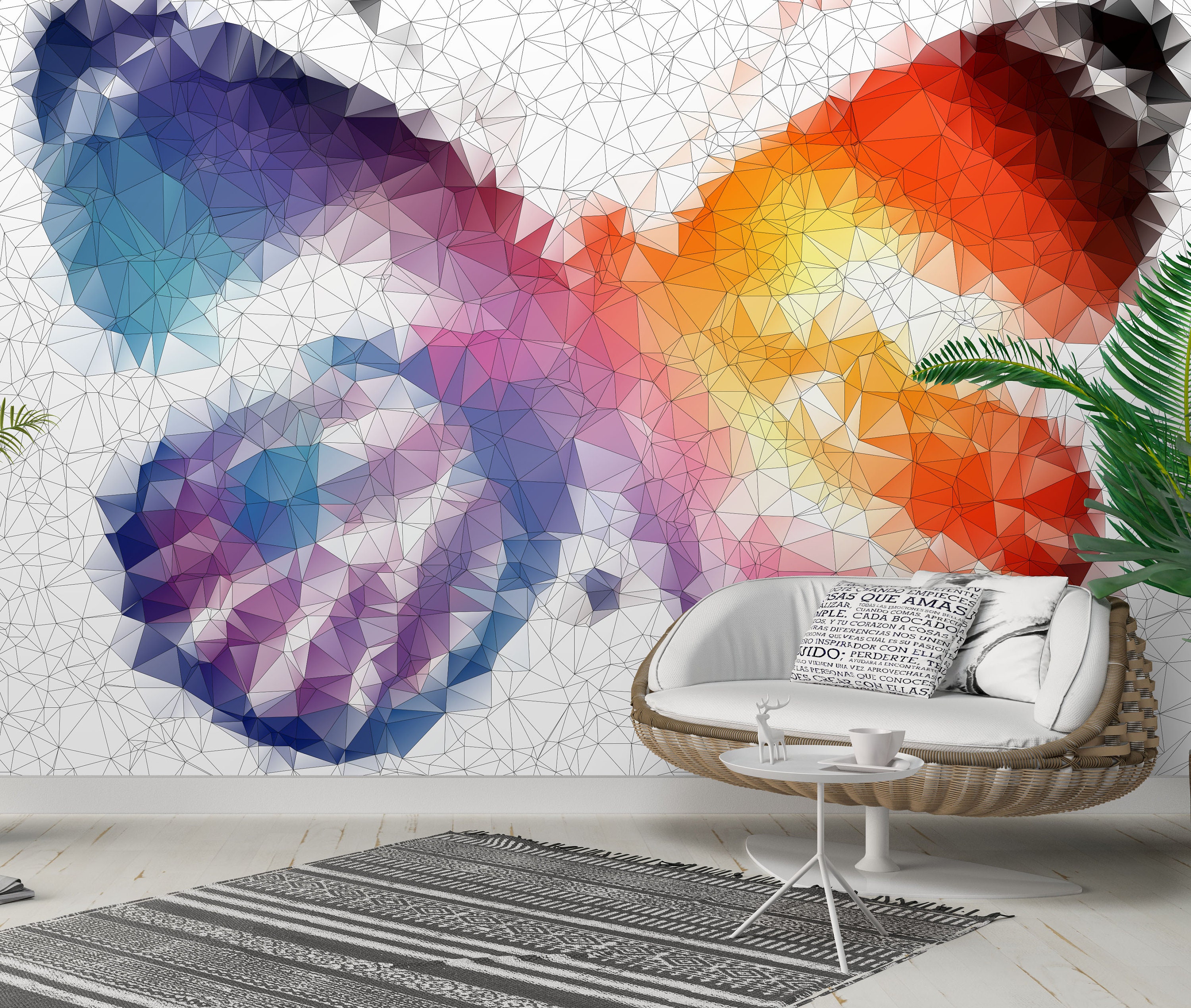 Abstract Butterfly Self Adhesive Wall Mural Colorful - Etsy Ireland Abstract Butterfly Self Adhesive Wall Mural Colorful - Etsy Ireland