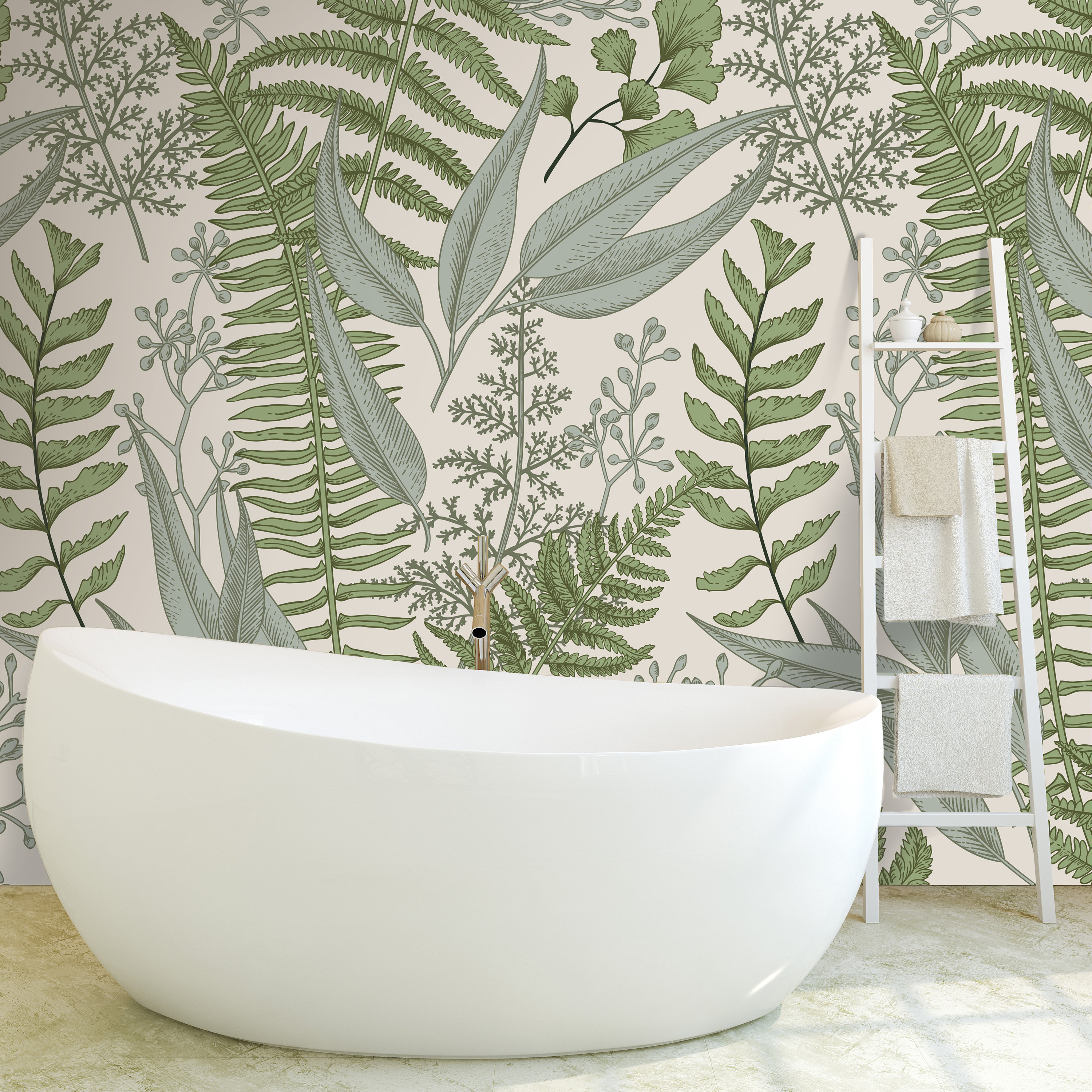 Runa Art Photo Wallpaper, 396 X 280 Cm, 3D Tropical Plant, Non-Woven - View #3