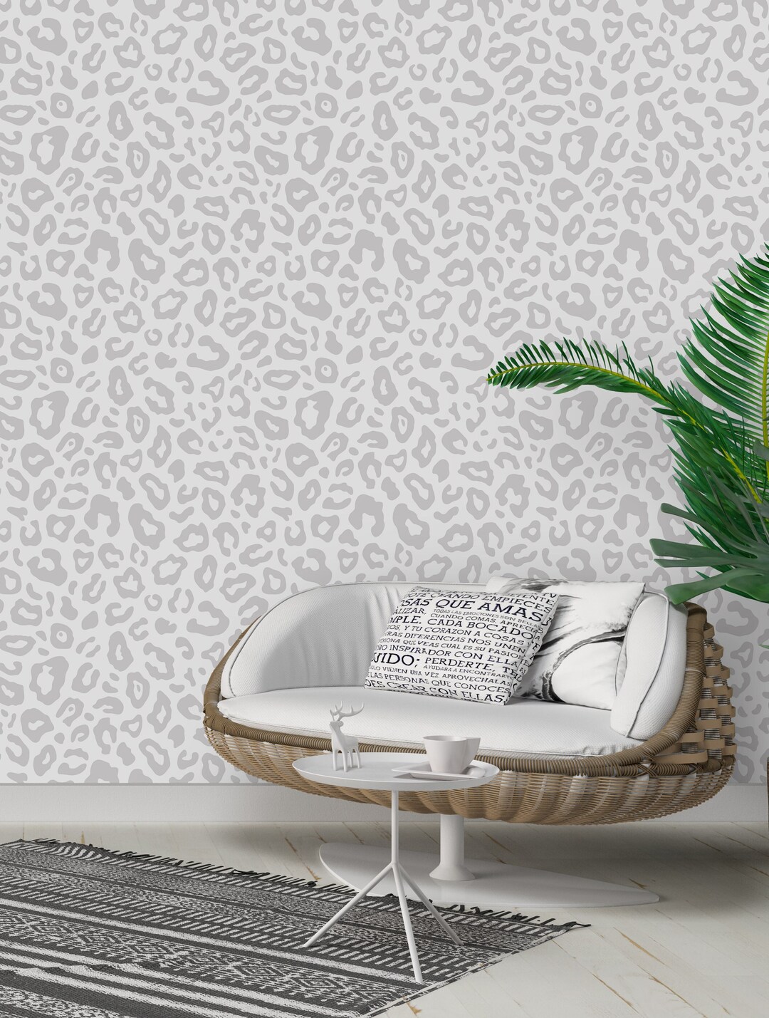 Leopard Self Adhesive Wallpaper Animal Print Peel and Stick - Etsy