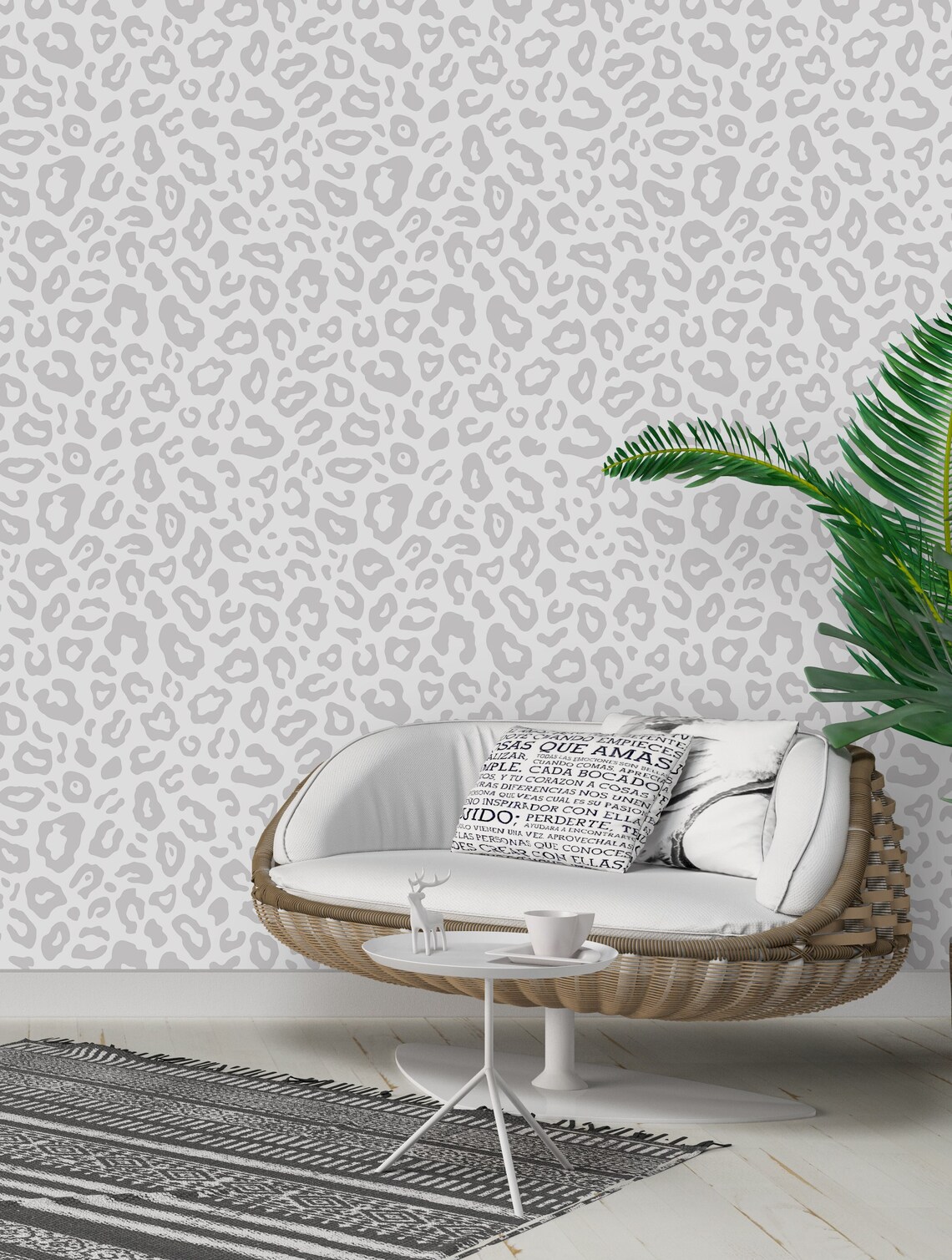 Leopard Self Adhesive Wallpaper Animal Print Peel and Stick Etsy