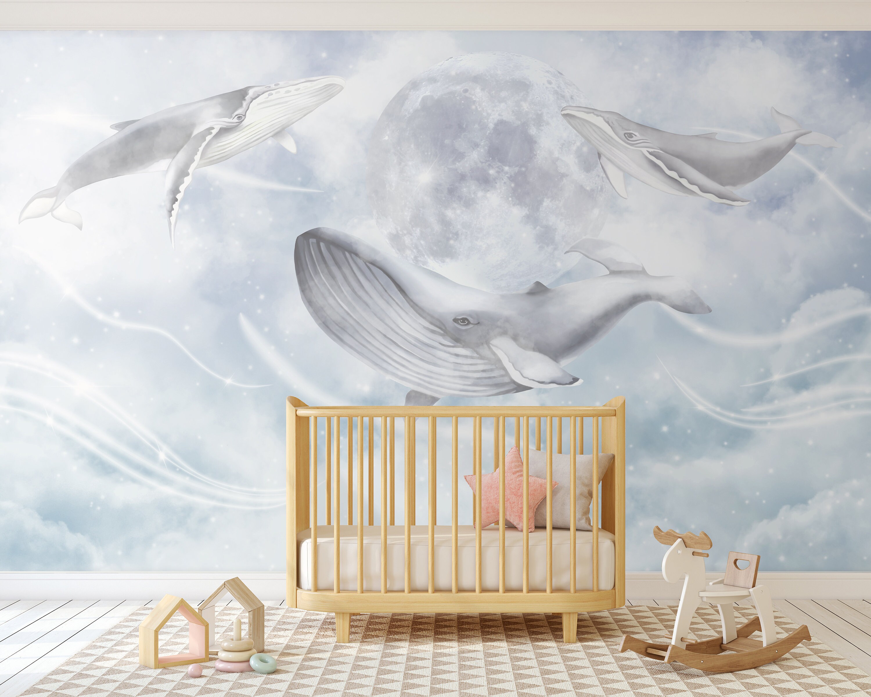 Girl's Nursery Room Design with Self-Adhesive Wallpaper – CostaCover