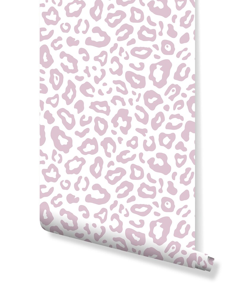 Leopard Self Adhesive Wallpaper Animal Print Peel and Stick Etsy
