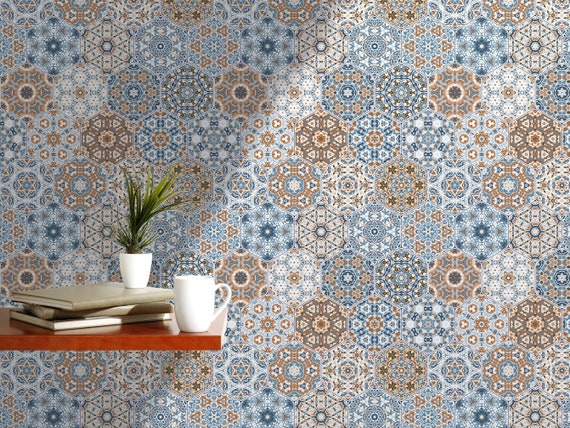 Moroccan Tile Wallpaper Design Ideas
