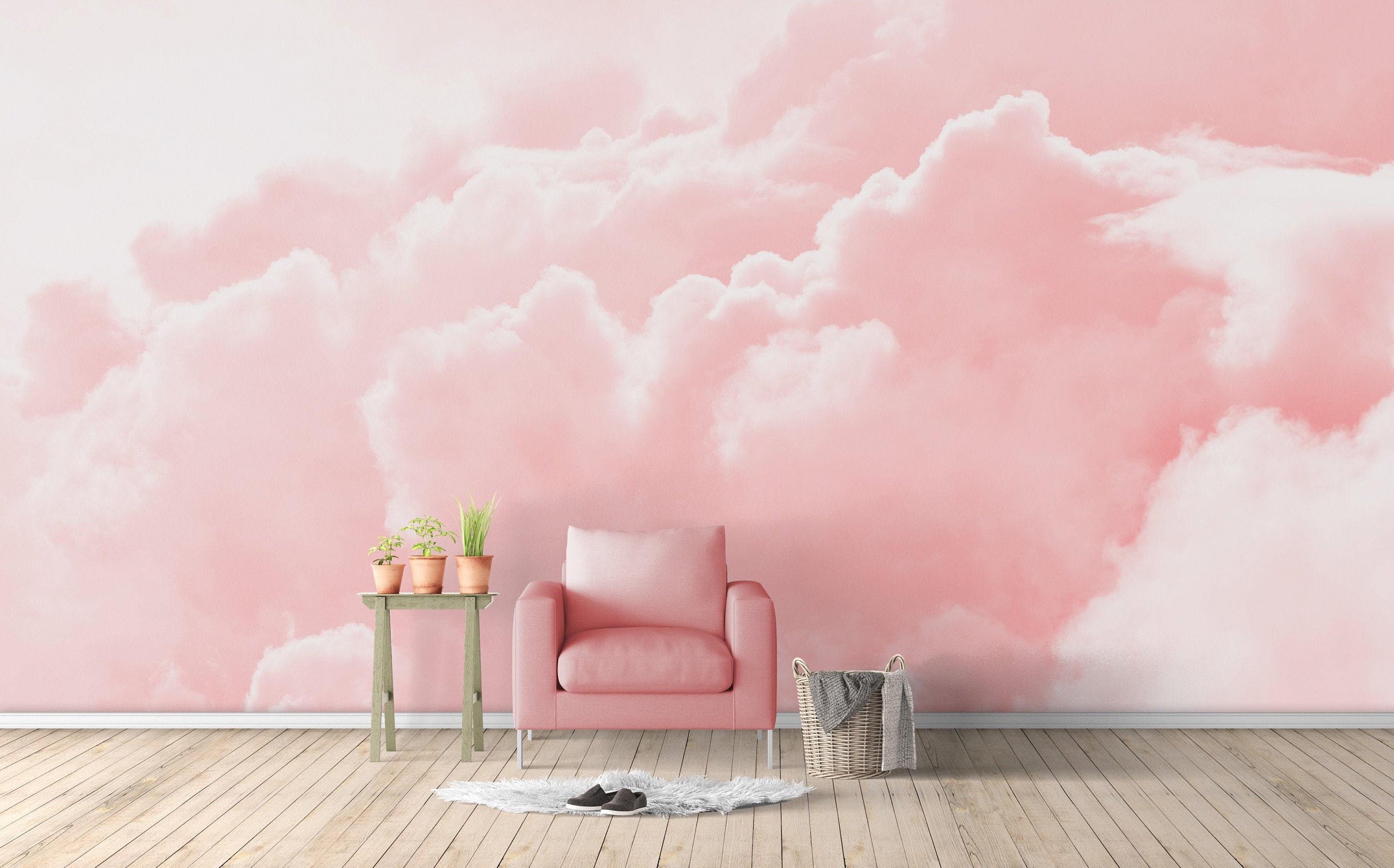 Colorful Cloud Wallpaper Aesthetic Room Decor Mural Home Bedroom Living  Room tv Background Large Wall Mural - 137x96 Not Peel and Stick