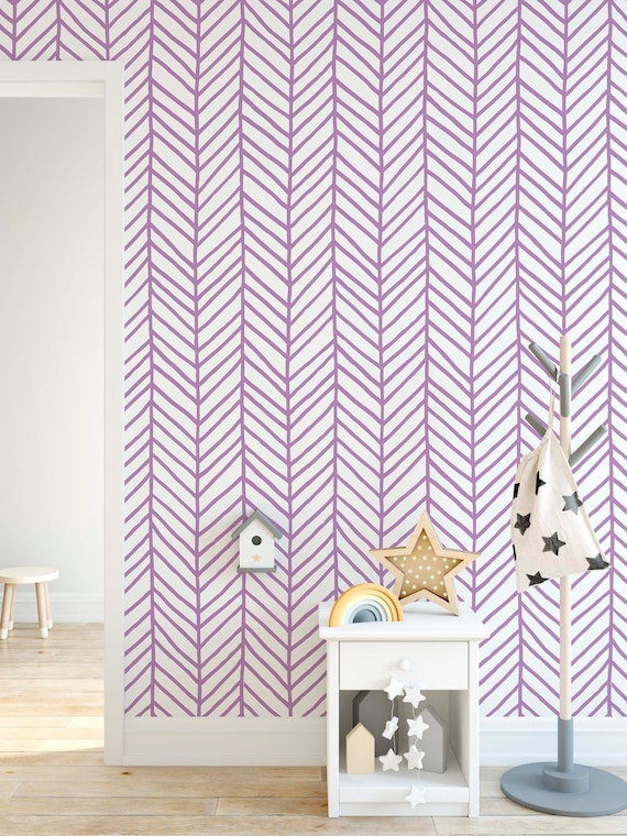 PVC Self Adhesive Peel and Stick Purple White Square Wallpaper   Amazonin Home Improvement