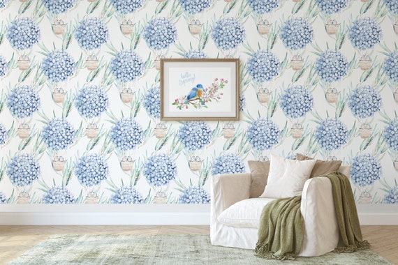 Peel-and-Stick Removable Wallpaper Australia Birds Nursery Botanical Floral Peel-and-Stick Removable Wallpaper Australia Birds Nursery Botanical Floral