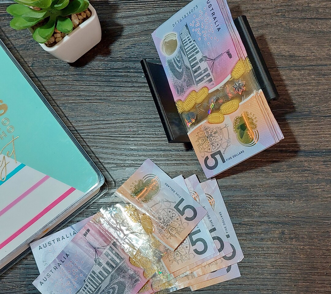 Cash Stuffing Tray, Cash Budgeting, 5 Section Sorting Stand Etsy