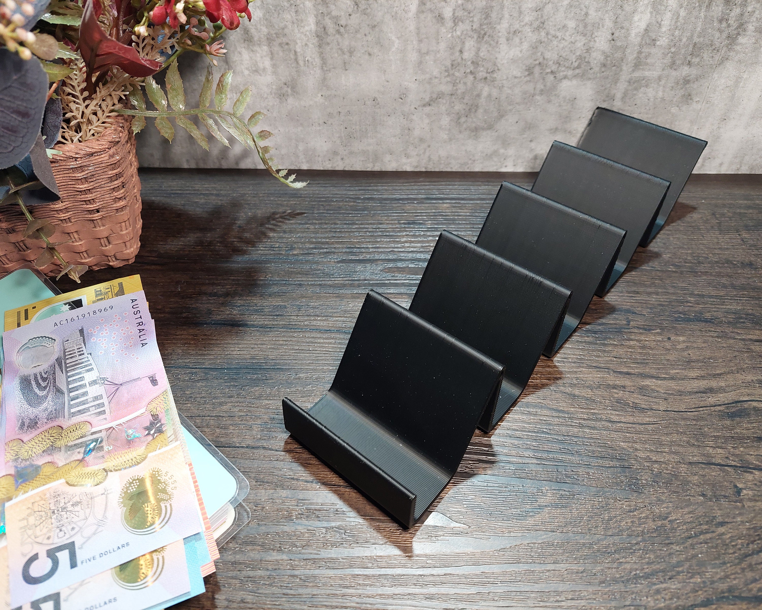 Cash Stuffing Tray Cash Budgeting 5 Section Sorting Stand Etsy Australia