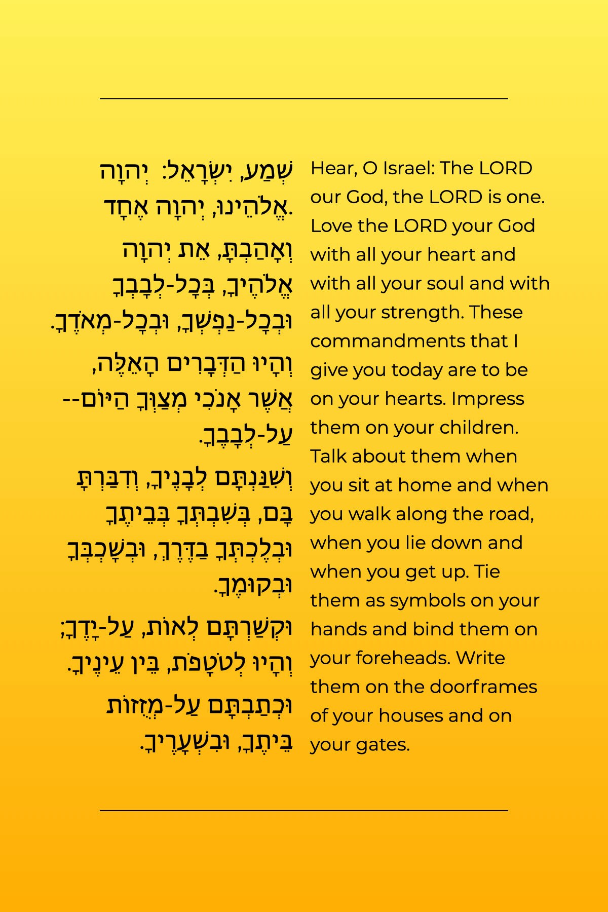 Poster: Shema Israel sh'ma Yisrael Inspirational & Motivational ...