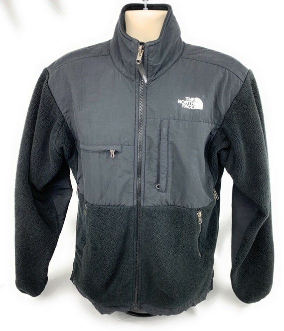 north face black fleece jacket men's