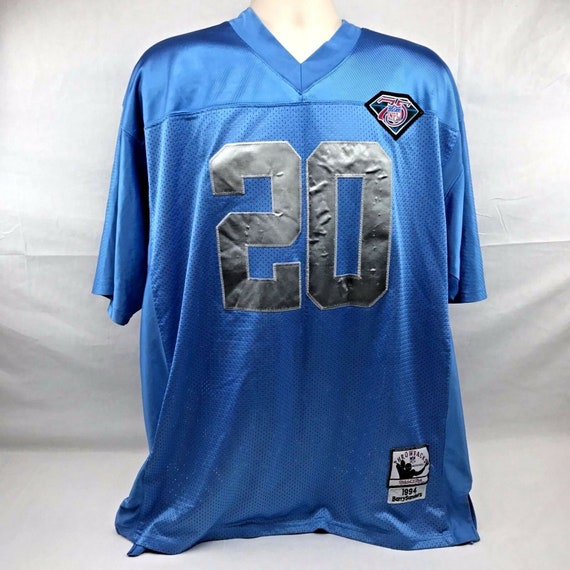 NFL Lions B Sanders Jersey 75th 