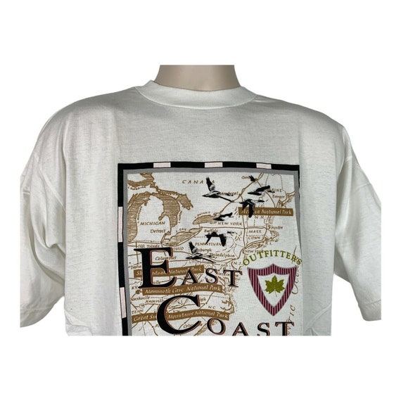 Vintage 90's East Coast National Parks T Shirt M … - image 3