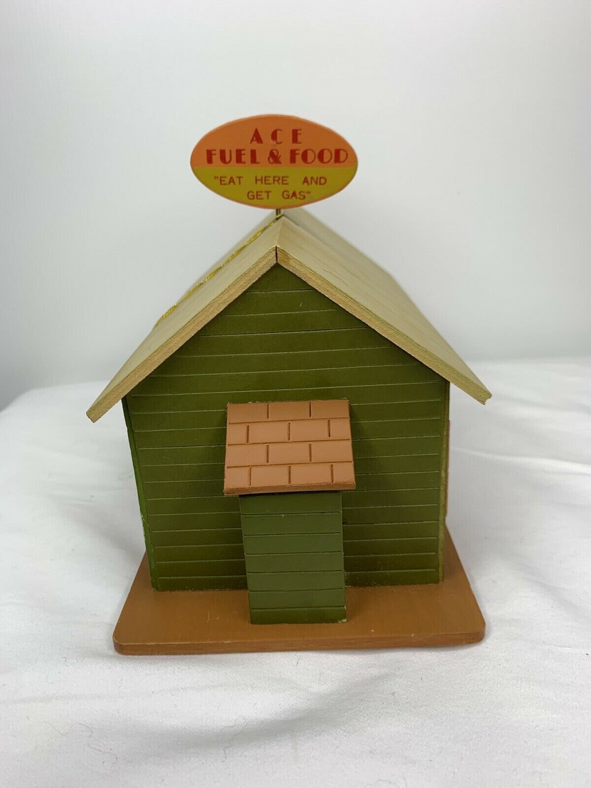 Buy Gas Station Model Music Box Musical Ace Fuel Food Good