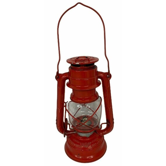 RED Vintage Dietz Comet Battery Lantern 