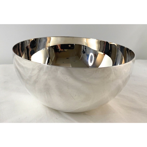 Calvin Klein 2 Silver Plate Bowls By Swid Powell Art Deco Modernist 1985