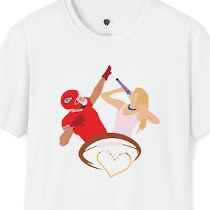 Swelce Archer Pose Football Tee | Women&#39;s Game Day Outfit | Friendship Bracelet Shirt | Football is for the Girls T-Shirt | 87 & 13 Merch