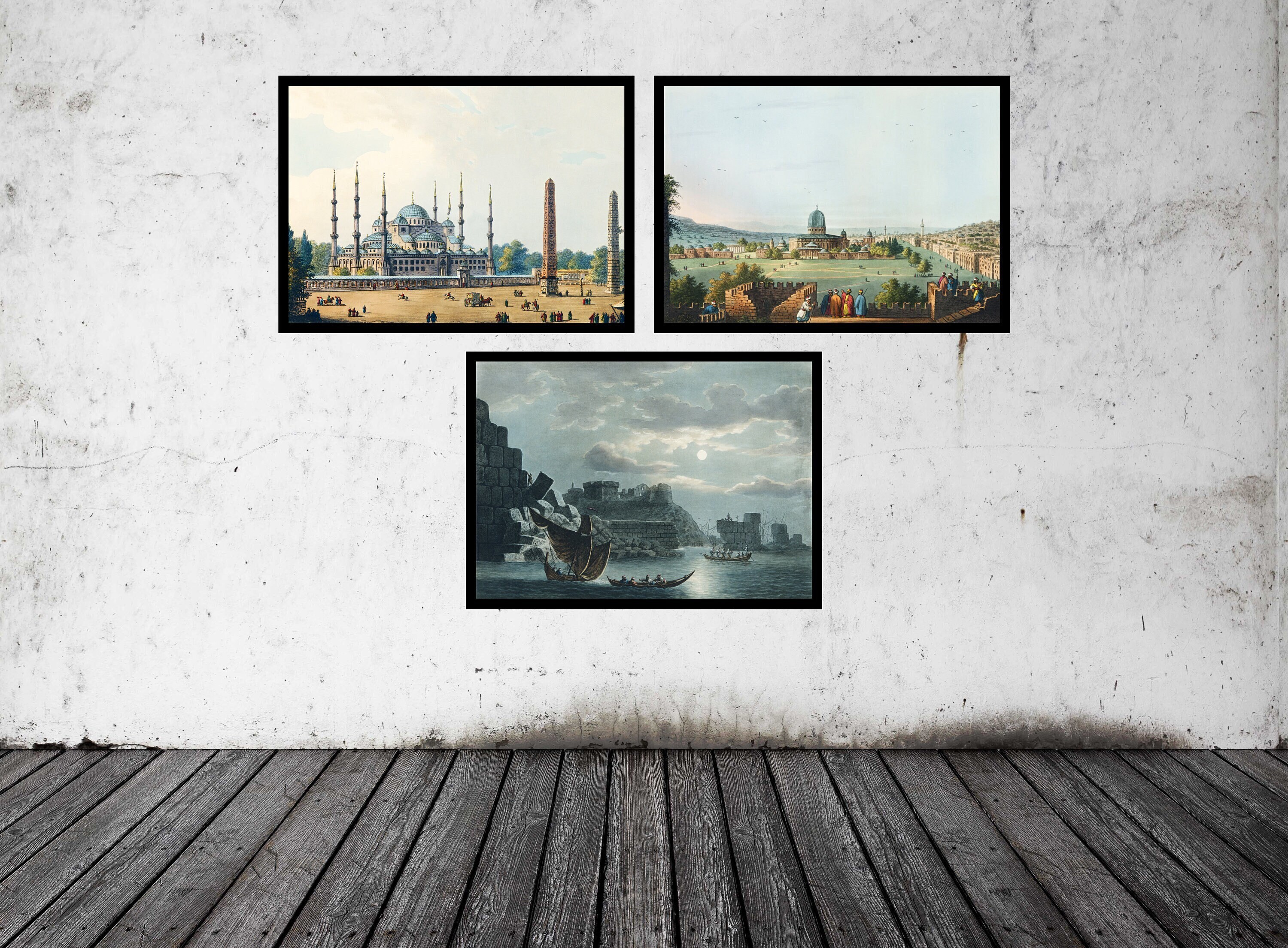 Luigi Mayer Print Set Luigi Mayer Art / Mosque of Sultan Etsy