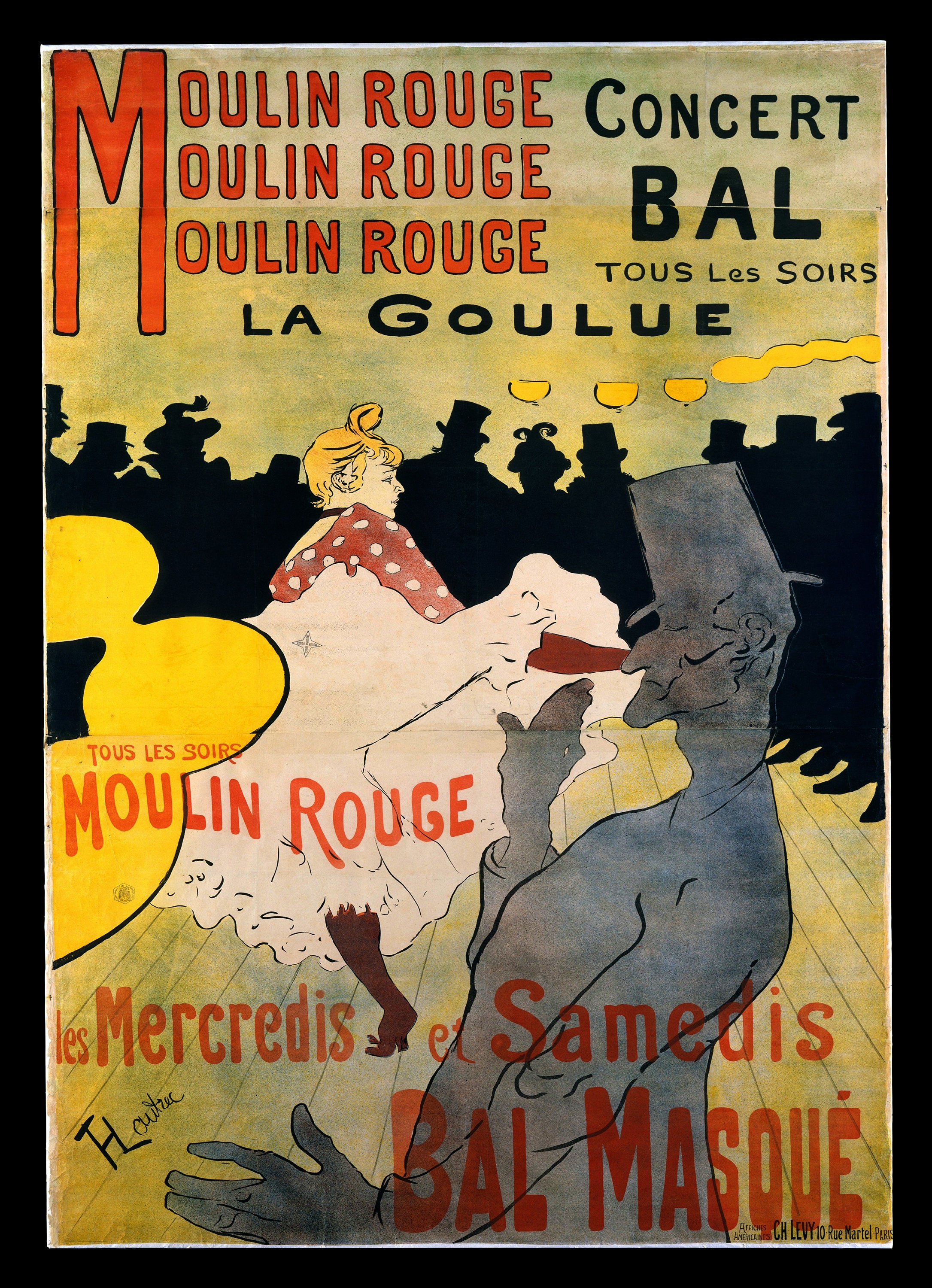 アンリ・ド・トゥールーズ・ロートレック - ムーラン・ルージュ・ラ