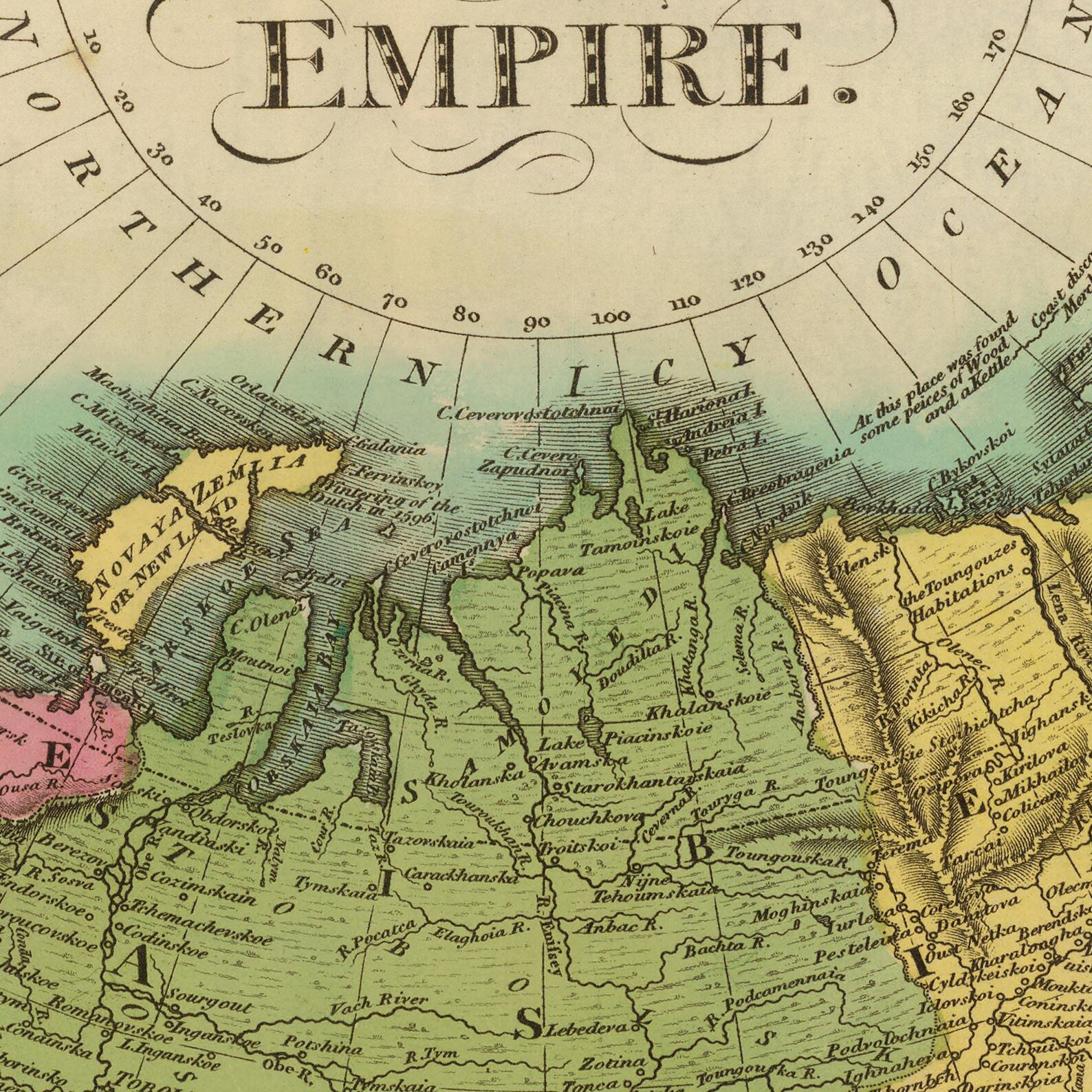 1812 Map of Russian Empire Poster Old Russian Empire Map | Etsy