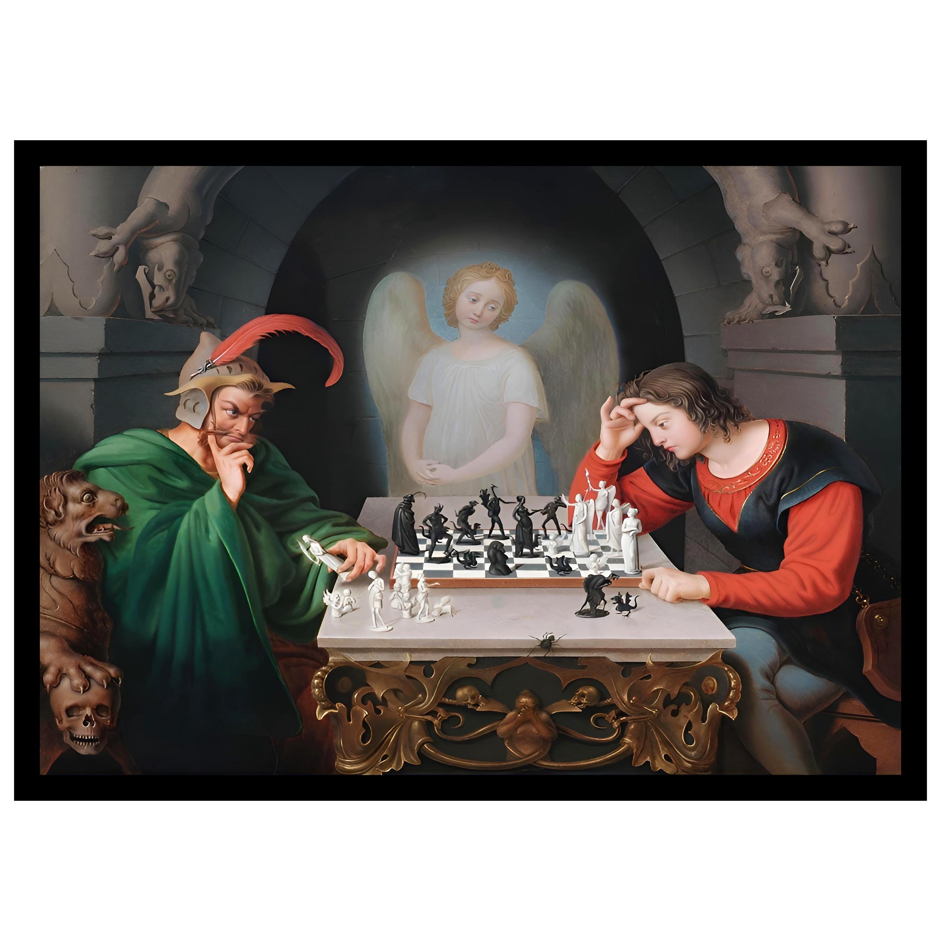 Checkmate painting - Etsy 日本
