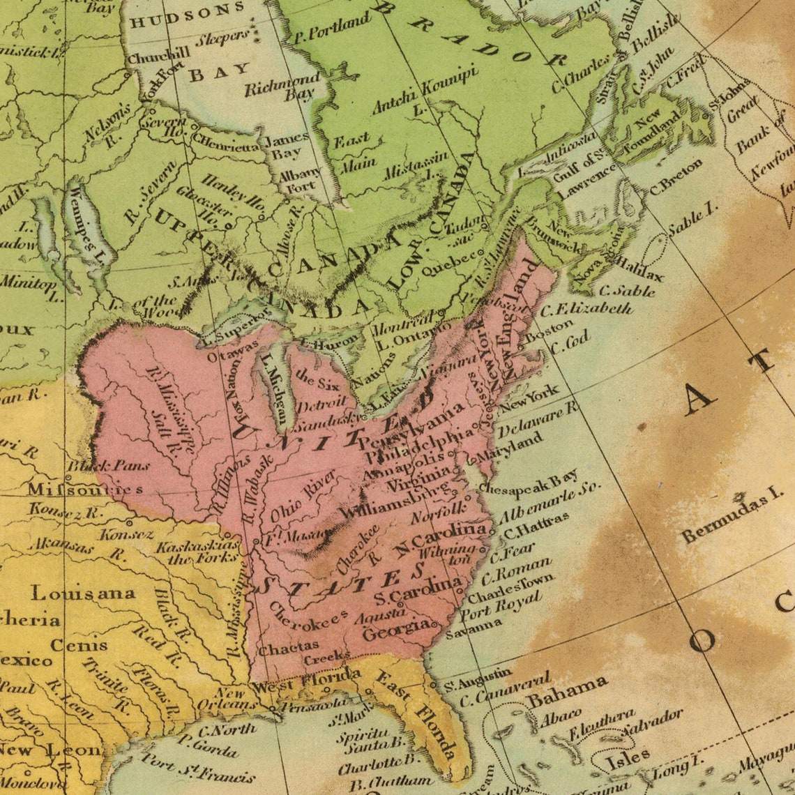 1812 Map of North America Poster - Il 1140xN.3671375028 P9i9