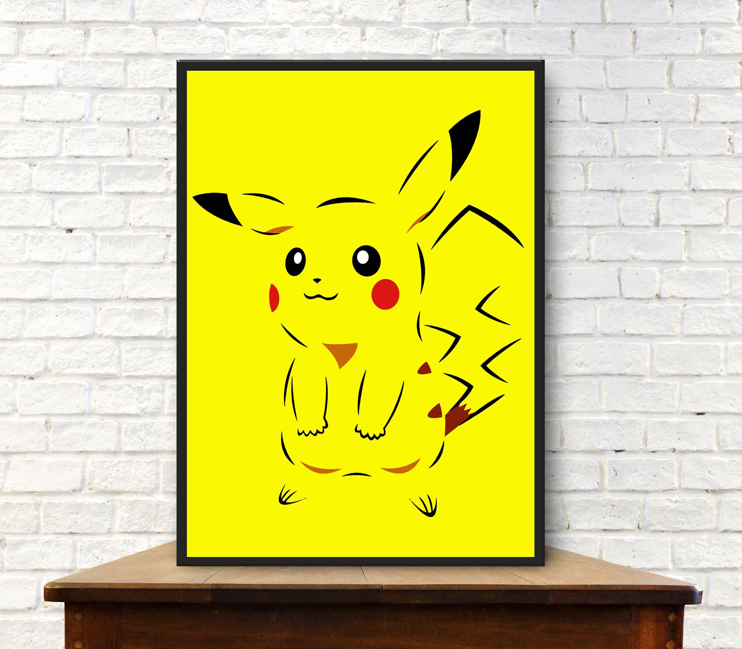 POKEMON Charmander In Poke Ball Cartoon Art Split Canvas Deco ~ More Size