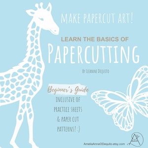 Basic Paper Cutting ebook, Paper Cutting, Learn The Basics Of Paper Cutting, Paper Cut Patterns, Paper Cut Ebook, Basic Paper Cutting