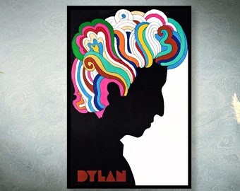 Bob Dylan poster by Milton Glaser - 1966