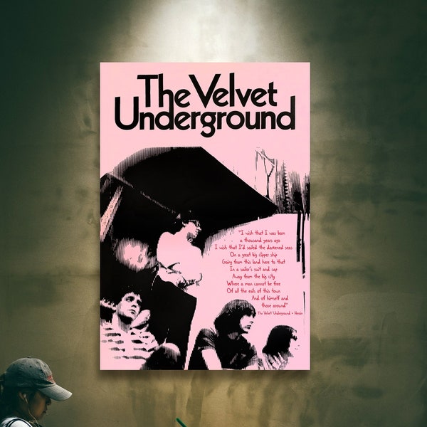 The Velvet Underground, un des plus influents groupe de musique - 1969 Poster
