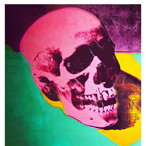 Skulls - Andy Warhol, still life vanitas series - 1976 - Poster