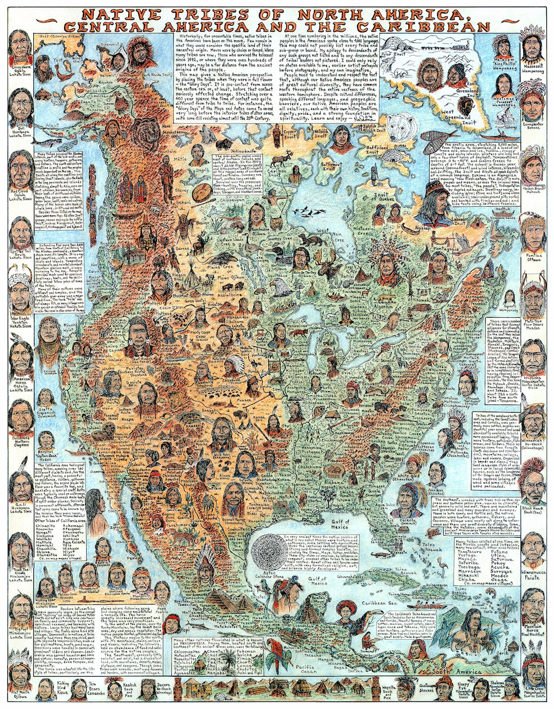 Map of the Indian Tribes of North - Il 1080xN.4863058643 Lrc3