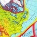 Climatic Chart. Northern Hemisphere Climate Map 1947 - Etsy