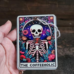 Nieuwigheid Tarotkaartornament "The Coffeeholic"