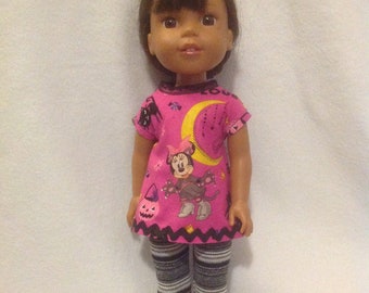4 pc Pirate Set fits 14.5/" American Girl Wellie Wishers Doll Clothes Halloween