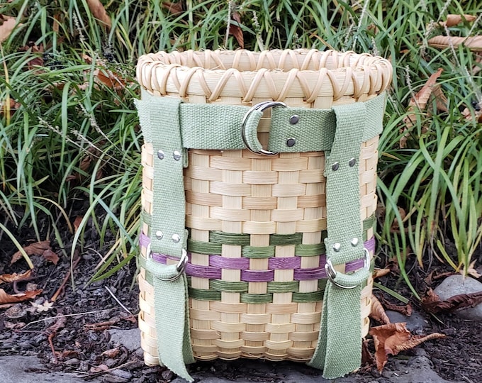 Green and Purple Medium Pack Basket