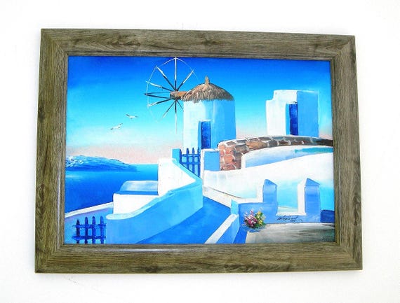 ORIGINAL OIL PAINTING, Sea landscape, European artist