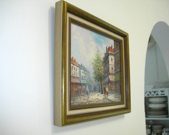 パリのオリジナル油絵アーティストキャロライン・バーネット