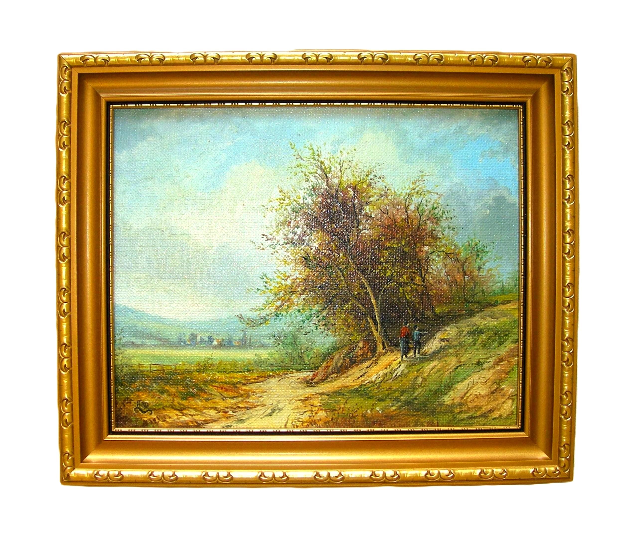 オリジナル油絵 イギリスの田園風景 - Etsy 日本